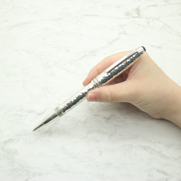 レア　モンブラン ソリテール カーボン スチール ボールペン 　ローラーボール MONTBLANC】 モンブラン ソリテール カーボンスチール ローラーボール