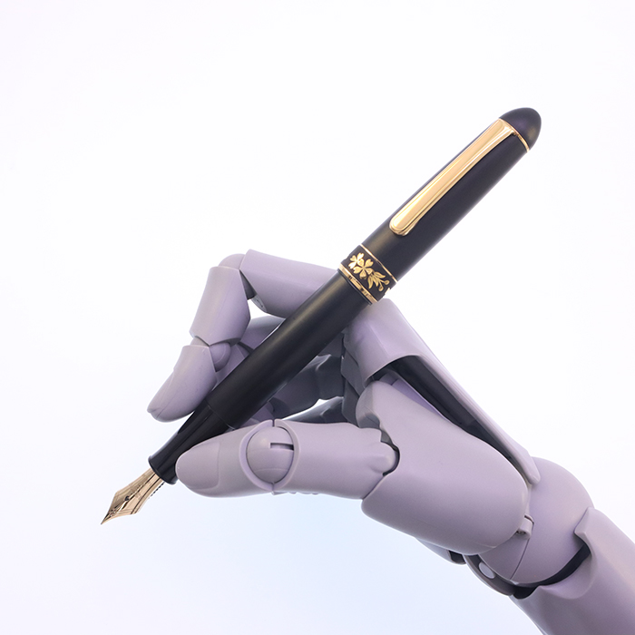 中古)PLATINUM プラチナ 万年筆 #3776 肥後象嵌 #95 サクラ 細字（商品