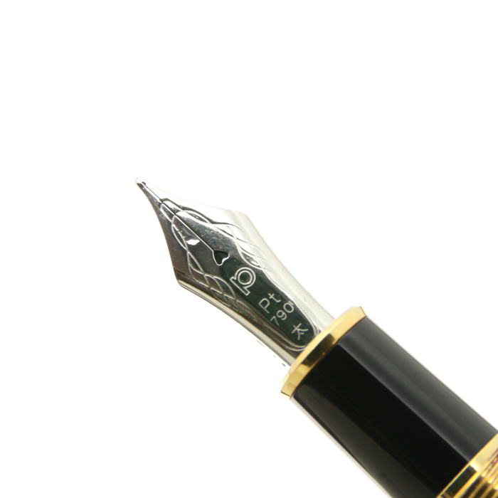 PLATINUM プラチナ・プラチナ　金銀合金　万年筆　字幅F程度 中古)PLATINUM プラチナ 万年筆 プラチナ・プラチナ プラチナ