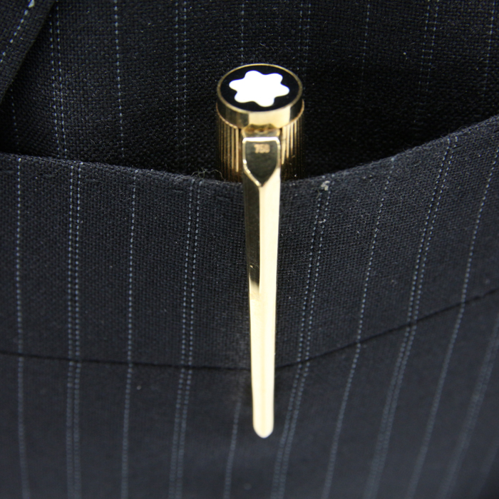 蘭王様】【ソリッドゴールド】ラレックス 50周年万年筆 8金無垢 14金