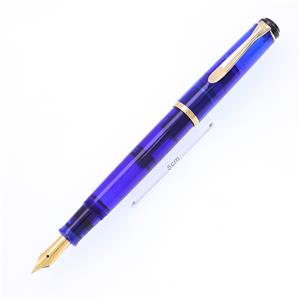 Pelikan ペリカン 万年筆 トラディショナル M200 スケルトン ダークブルー EF メイン