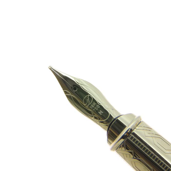 希少 S.T.DuPont 万年筆18金750 漆仕上げ コンバーター