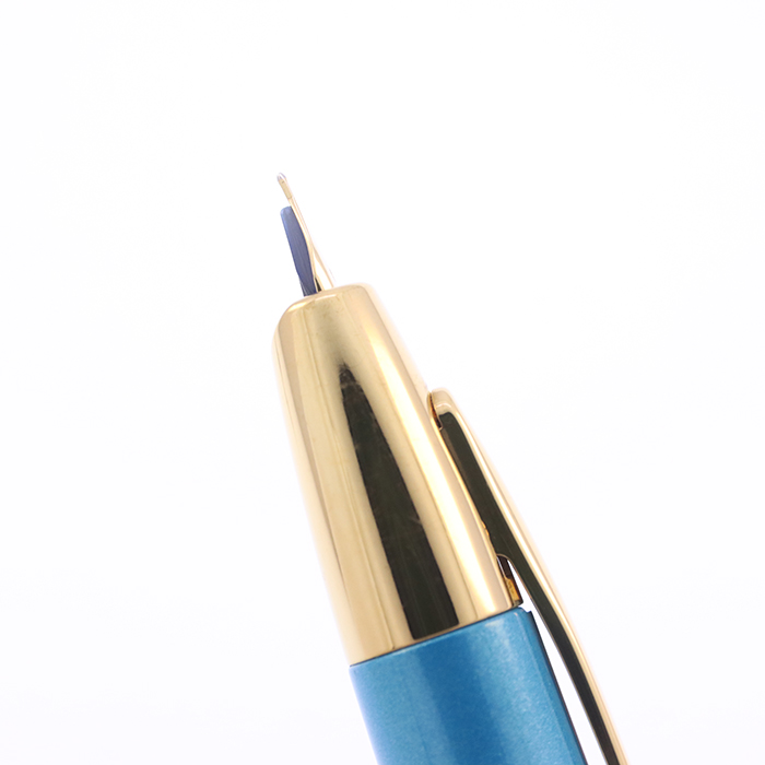 中古)PILOT パイロット 万年筆 2021年限定 キャップレス デシモ アクア