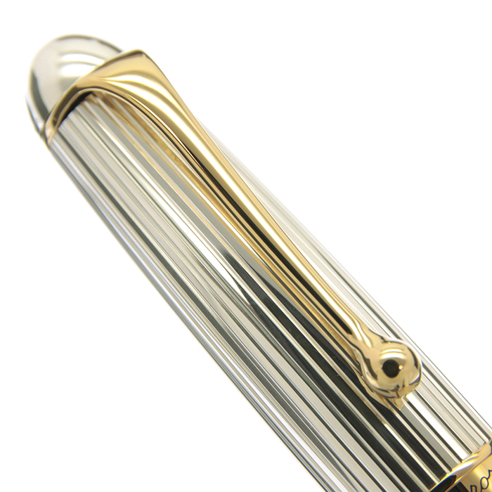 新品)AURORA アウロラ 万年筆 88 オタントット シルバーキャップ（商品