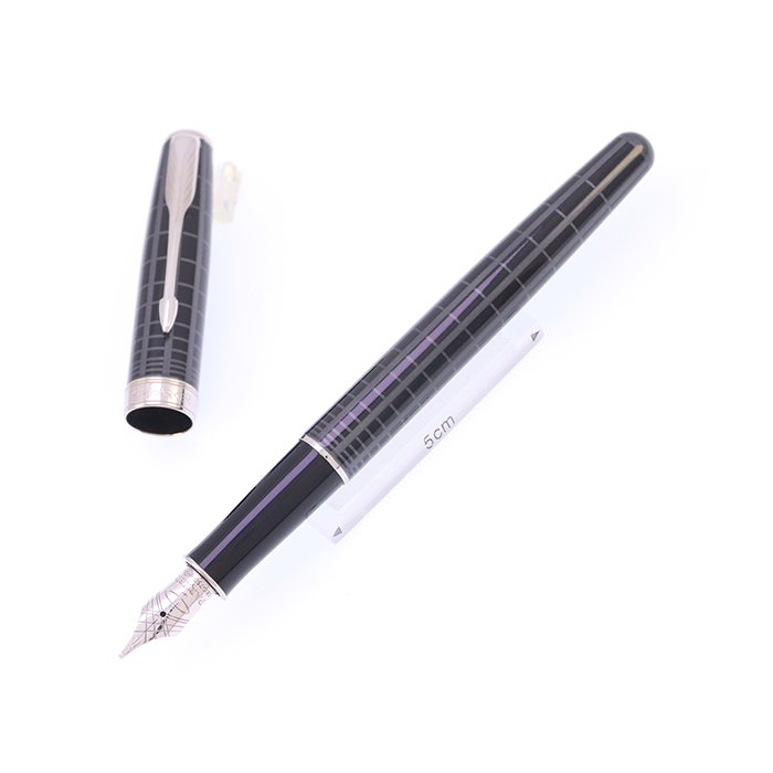 中古)PARKER パーカー 万年筆 ソネット ダークグレイCT M（商品ID