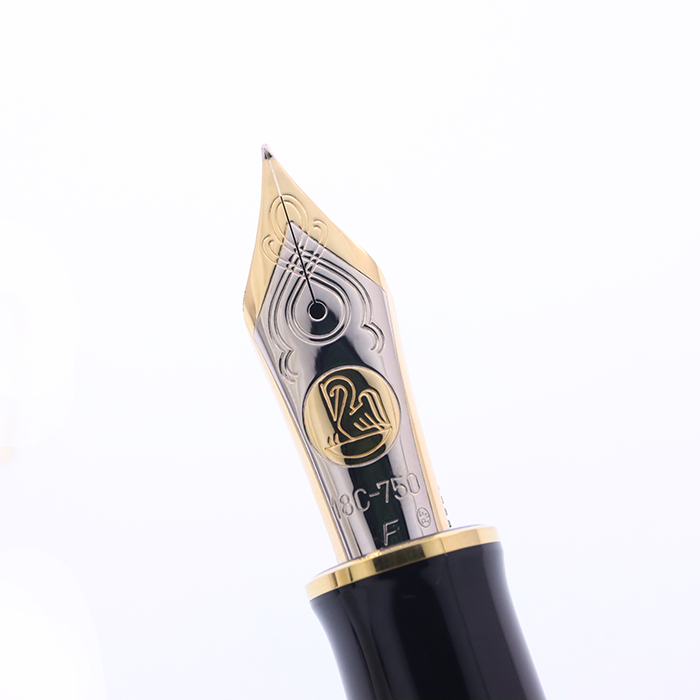 中古)Pelikan ペリカン 万年筆 スーベレーン M1000 グリーンストライプ