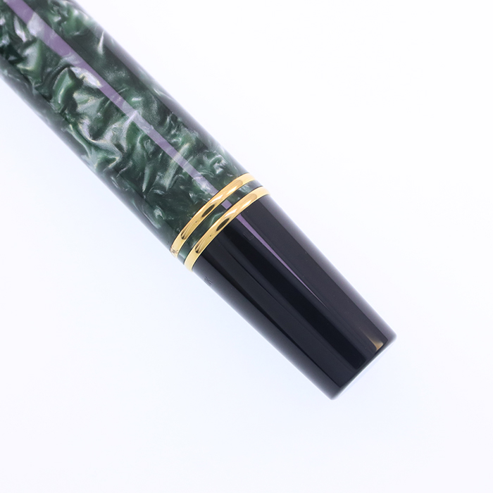 パーカー デュオフォールド ボールペン マーブル グリーン 中古)PARKER パーカー ローラーボール デュオフォールド マーブル