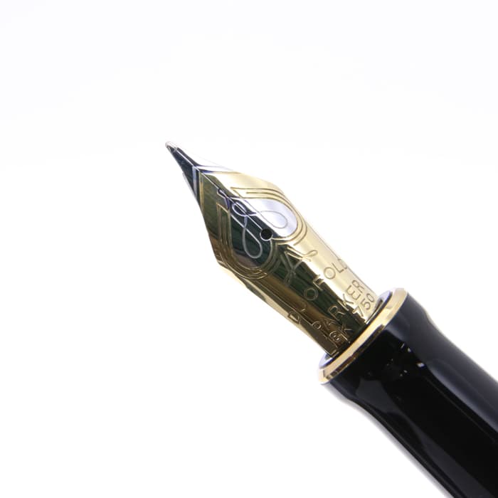 パーカー デュオフォールド クラシック ブラックGT センテニアル 万年筆 F 新品)PARKER パーカー 万年筆 デュオフォールド クラシック ブラックGT