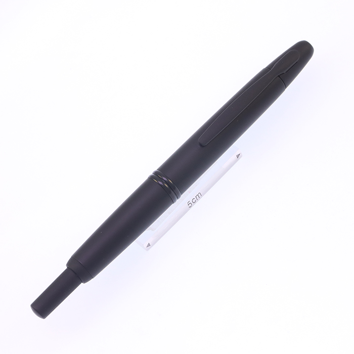 中古)PILOT パイロット 万年筆 キャップレス マットブラック 中字