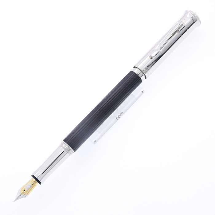 グラフフォン　ファーバーカステル　伯爵　エボニー　Fニブ 新品)GRAF VON FABER-CASTELL グラフフォンファーバーカステル