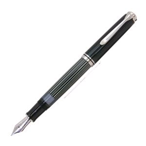 Pelikan ペリカン 万年筆 スーベレーン M815 メタルストライプ F メイン