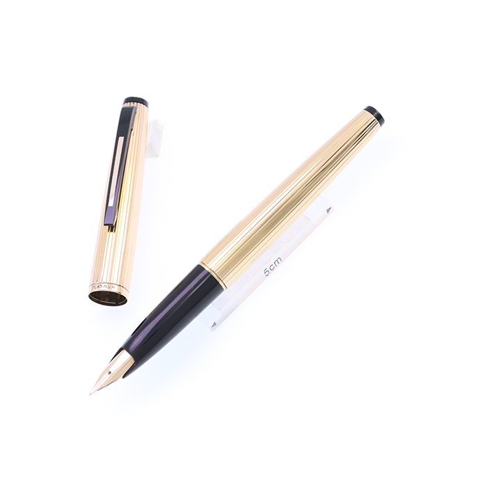 中古)PLATINUM プラチナ 万年筆 950シルバー GP 中字（商品ID