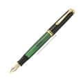 Pelikan ペリカン 万年筆 スーベレーン M800 グリーンストライプ B [研磨]