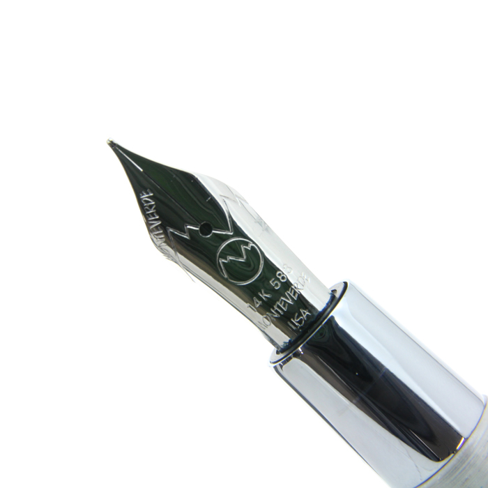 美品モンテベルデ(MONTEVERDE) インベンシア カーボンクローム 万年筆 詳細ページ | 万年筆 ボールペンなど高級筆記具の販売・買取