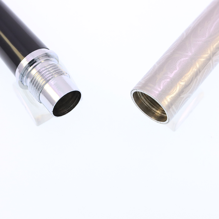 中古)PLATINUM プラチナ 万年筆 唐草柄 ステンレス 18K-WG/中字（商品