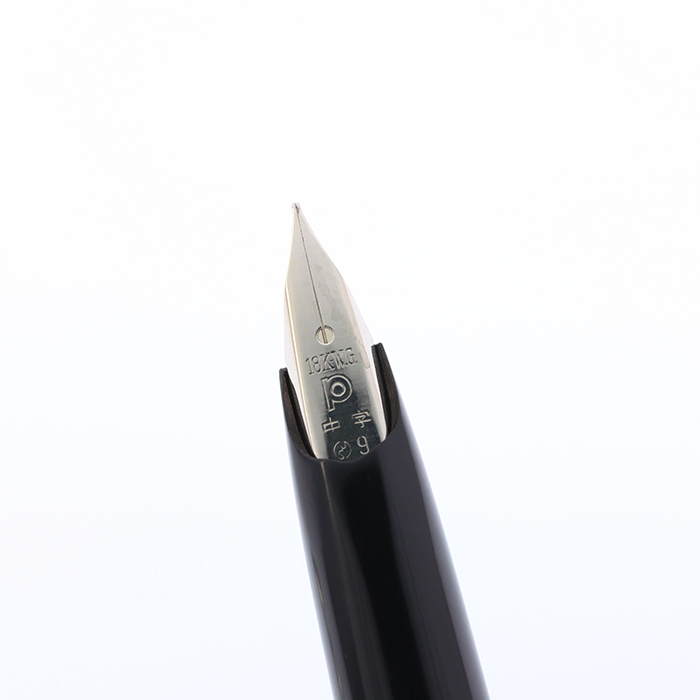 中古)PLATINUM プラチナ 万年筆 唐草柄 ステンレス 18K-WG/中字（商品