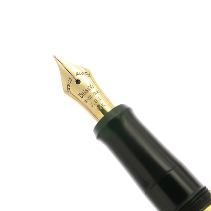 ☆筆記未確認☆ 万年筆 OHASIDO 大橋堂 ペン先 14K 1912 J.S.U K18刻印 カートリッジ式 筆記具 ジャンク扱い｜万年筆