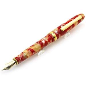 新品)PLATINUM プラチナ 万年筆 #3776 セルロイド #24 キンギョ(商品