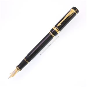 万年筆 デュオフォールド ブラックGT センテニアル M (初期型)