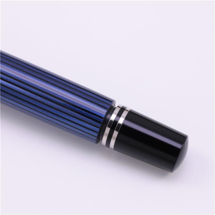 ペリカン 万年筆 スーベレーン M405 ブルー縞 B 太字 M405