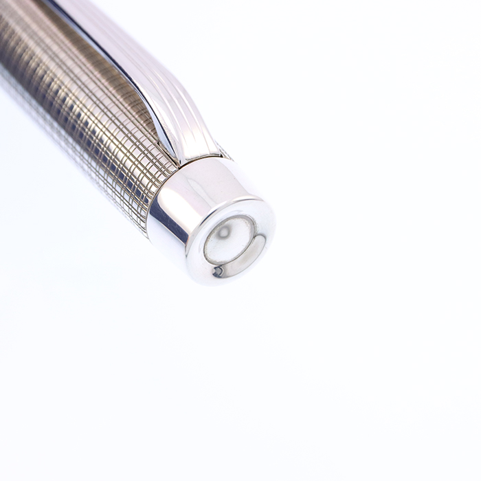 【中古美品】センチュリー 「ザ・プライム」シルバー仕様 SF プラチナ万年筆 創業100周年記念【Century 