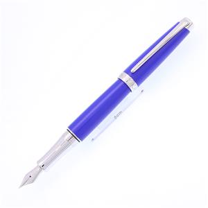 CARAN d'ACHE カランダッシュ 万年筆 クリスマスエディション2020 レマンコレクション クラインブルー F メイン