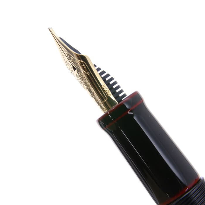 新品)NAKAYA 中屋万年筆 万年筆 シガー ロング 黒溜 中字（商品ID