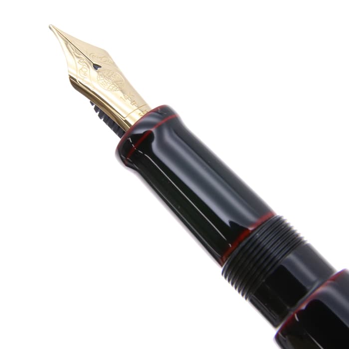 新品)NAKAYA 中屋万年筆 万年筆 シガー ロング 黒溜 中字（商品ID