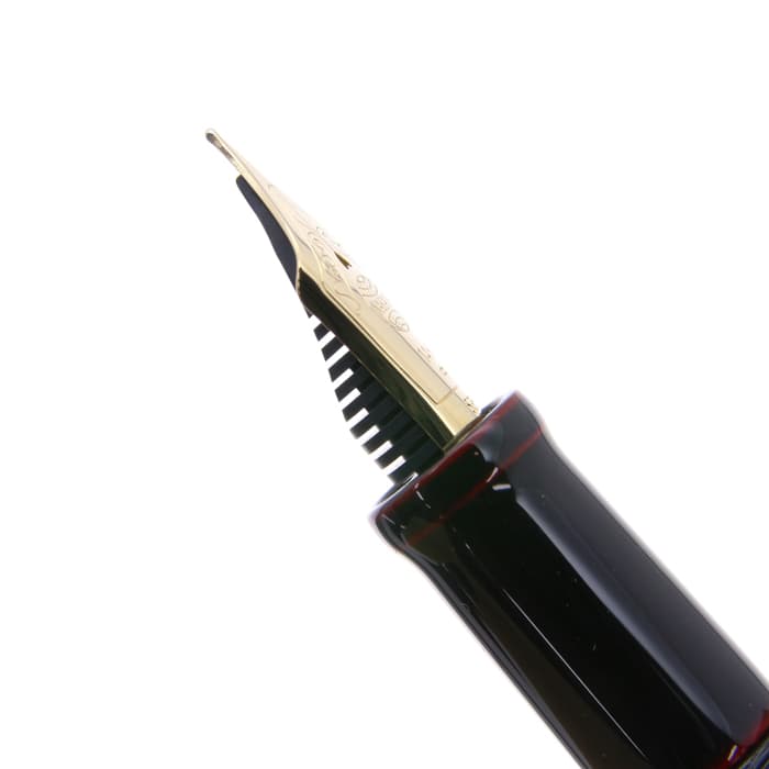 新品)NAKAYA 中屋万年筆 万年筆 シガー ロング 黒溜 中字（商品ID