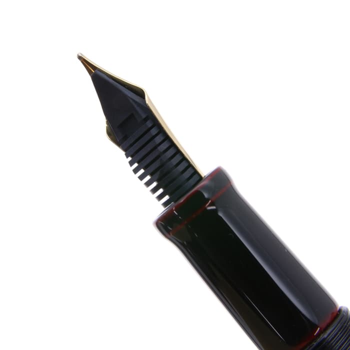 新品)NAKAYA 中屋万年筆 万年筆 シガー ロング 黒溜 中字（商品ID