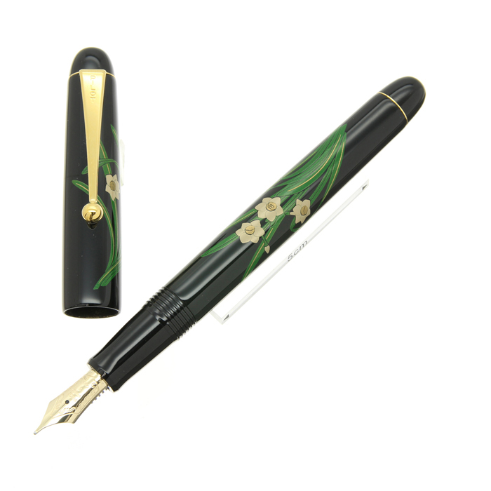 Pilot　パイロット 平蒔絵　万年筆 水仙　M（中字） 詳細ページ | 万年筆 ボールペンなど高級筆記具の販売・買取