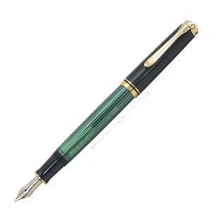 Pelikan ペリカン 万年筆 スーベレーン M400 緑縞 EF メイン