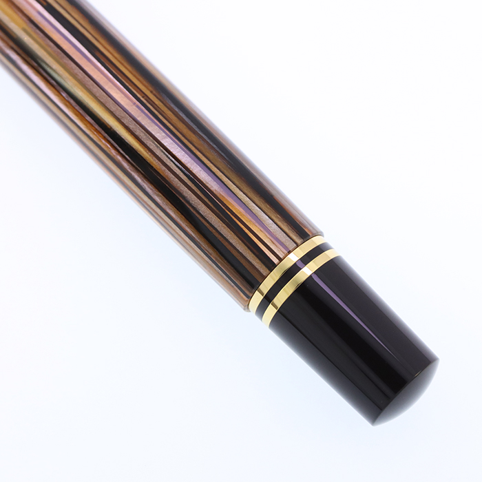 中古)Pelikan ペリカン 万年筆 スーベレーン M400 茶縞 B [研磨]（商品