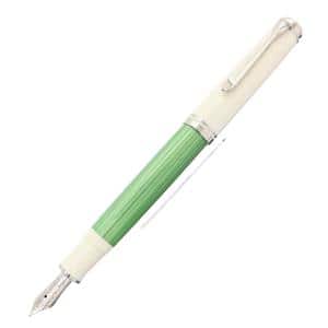 中古 Pelikan ペリカン 万年筆 スーベレーン M605 グリーンホワイト Ef 商品id 詳細ページ 万年筆 ボールペンなど高級筆記具の販売 買取 キングダムノート