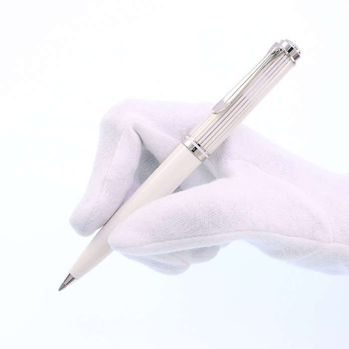 Pelikan ボールペン ホワイト ストライプデザイン 【公式通販】