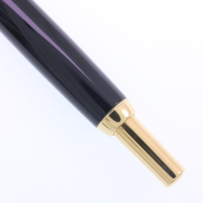 パイロット 2017年　限定　キャップレスデシモ ブラック 細字F　黒金　18K 中古)PILOT パイロット 万年筆 2017年限定 キャップレス デシモ