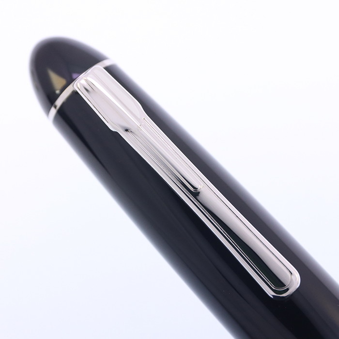 中古)PLATINUM プラチナ 万年筆 プレジデント シルバートリム ブラック