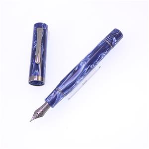 万年筆 ルミナスシャドー ストームブルー 中字