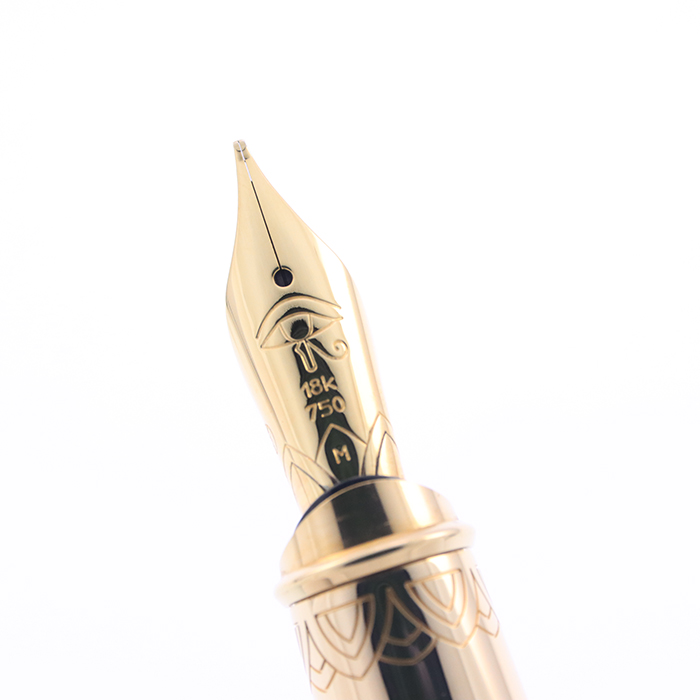 S.T Dupont ゴールド 万年筆 ペン先K14 585 S.T Dupont ゴールド