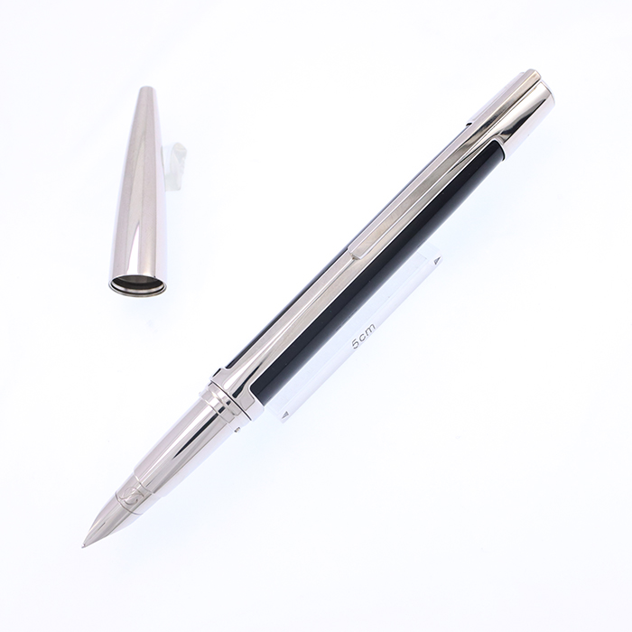 中古)S.T.Dupont エス・テー・デュポン 万年筆 デフィ ブラック 