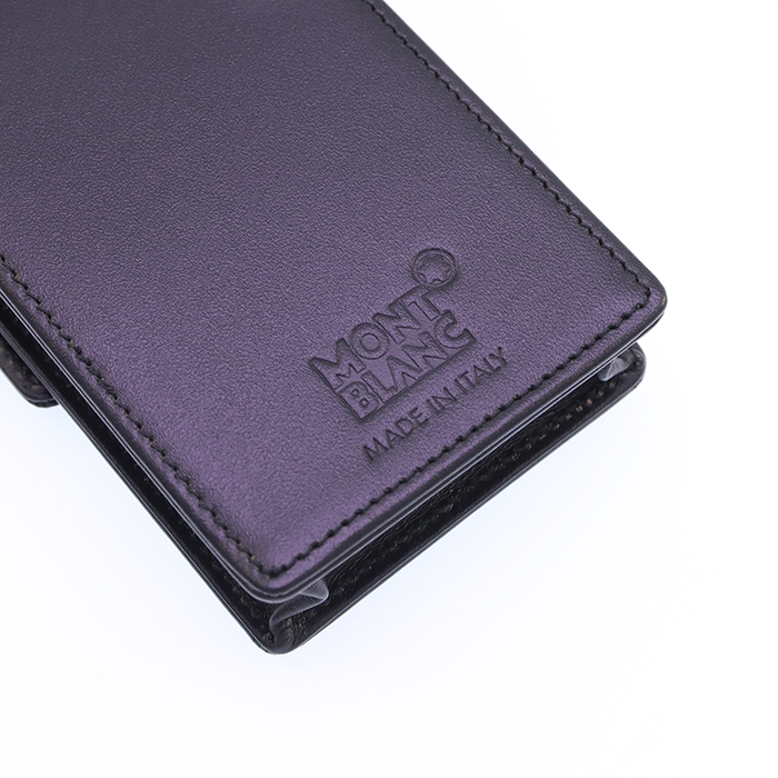 MONTBLANC モンブラン 革製ペンケース ブラック 3本用 【公式通販】