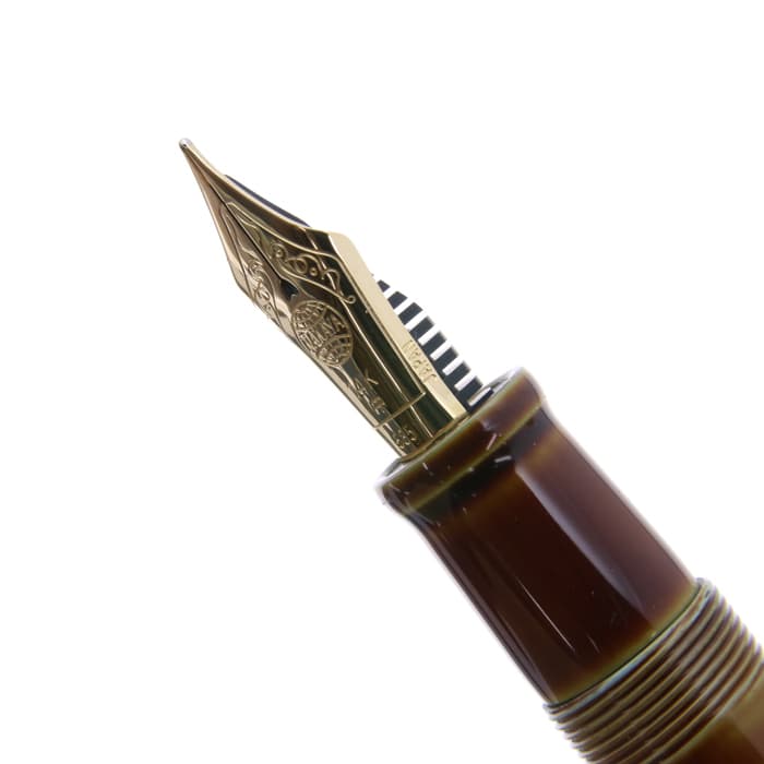 新品)NAKAYA 中屋万年筆 万年筆 シガー ポータブル 碧溜 中字（商品ID