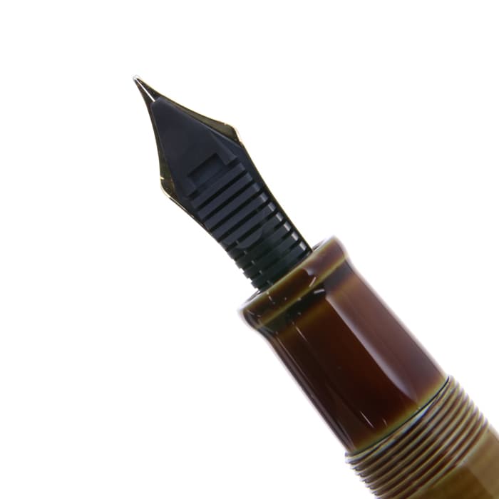 新品)NAKAYA 中屋万年筆 万年筆 シガー ポータブル 碧溜 中字（商品ID