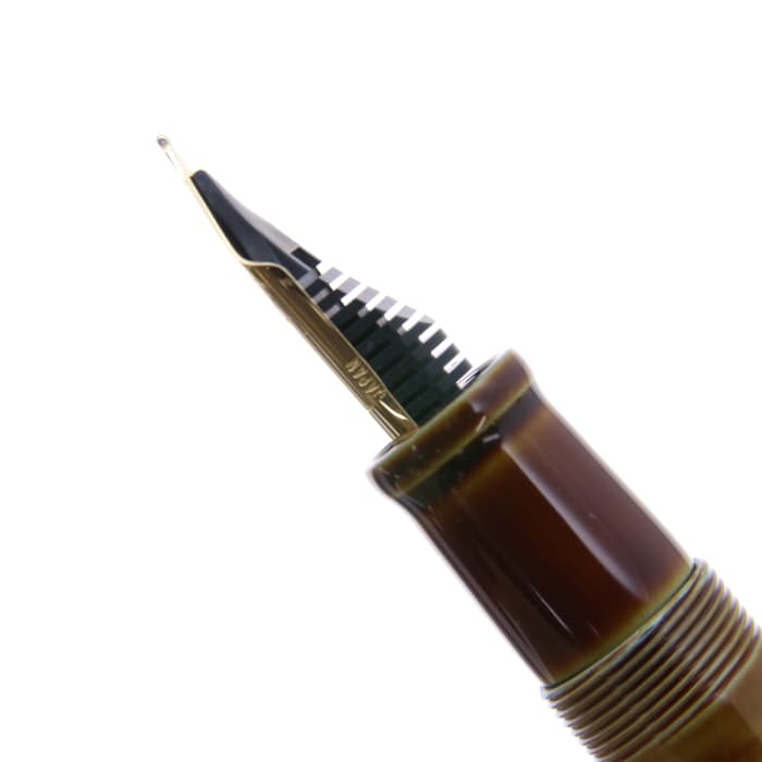 新品)NAKAYA 中屋万年筆 万年筆 シガー ポータブル 碧溜 中字（商品ID