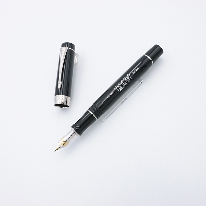 中古)PARKER パーカー 万年筆 創業135周年記念 デュオフォールド135