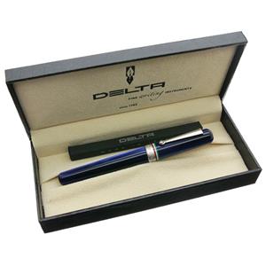 DELTA デルタ 万年筆 オロビアンコ･ルニーク コンパーニョ ブルー F メイン
