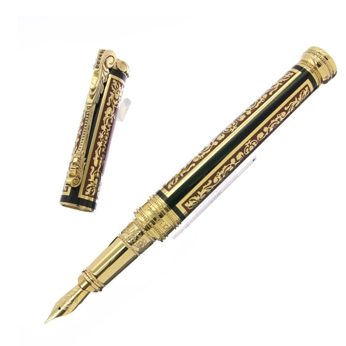 (中古)S.T.Dupont エス・テー・デュポン 万年筆 ネオクラシック セカンド･エンパイア プレステージ プレジデント F（商品ID：3717013473277）詳細ページ | 万年筆