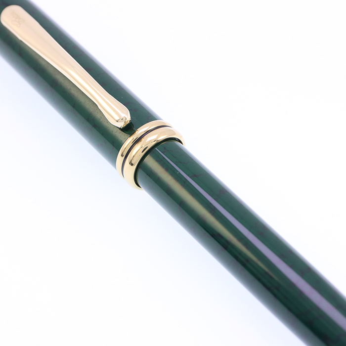 中古)CROSS クロス 万年筆 タウンゼント マーブルグリーンラッカー M