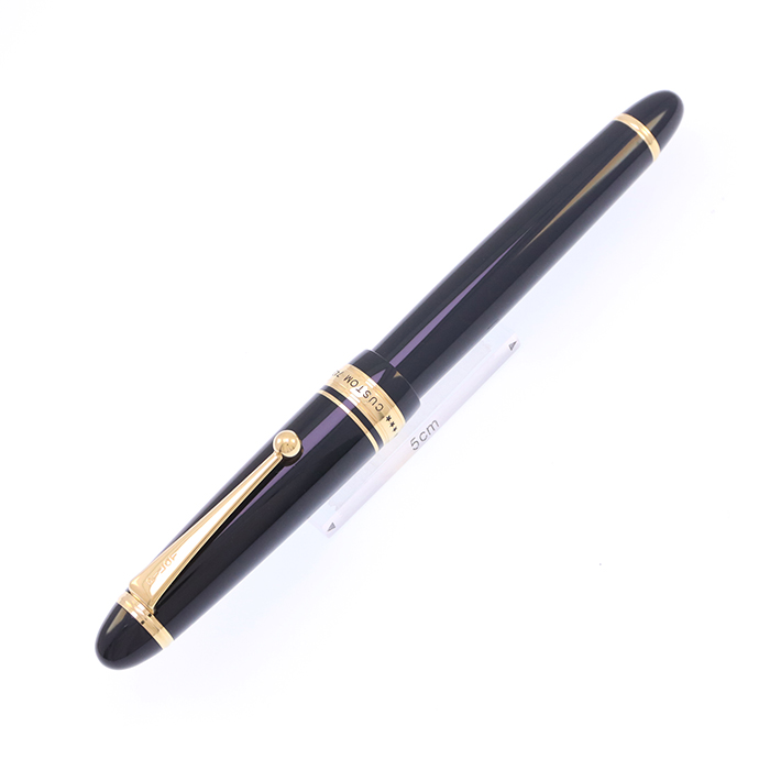 中古)PILOT パイロット 万年筆 カスタム743 ブラック スタブ（商品ID
