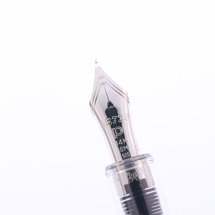 中古)PLATINUM プラチナ 万年筆 #3776 センチュリー 富士旬景 六花 軟